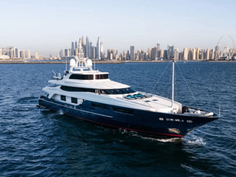 Yachts attending the Dubai International Boat Show 2025